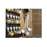 Meuble à Épices De Style Vintage (Teinte Bois) avec 15 Bulles + Bouteilles Huiles - Bulles d'épices